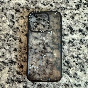 iPhone 15 Pro Casetify Compact Case- Small Blue Flowers